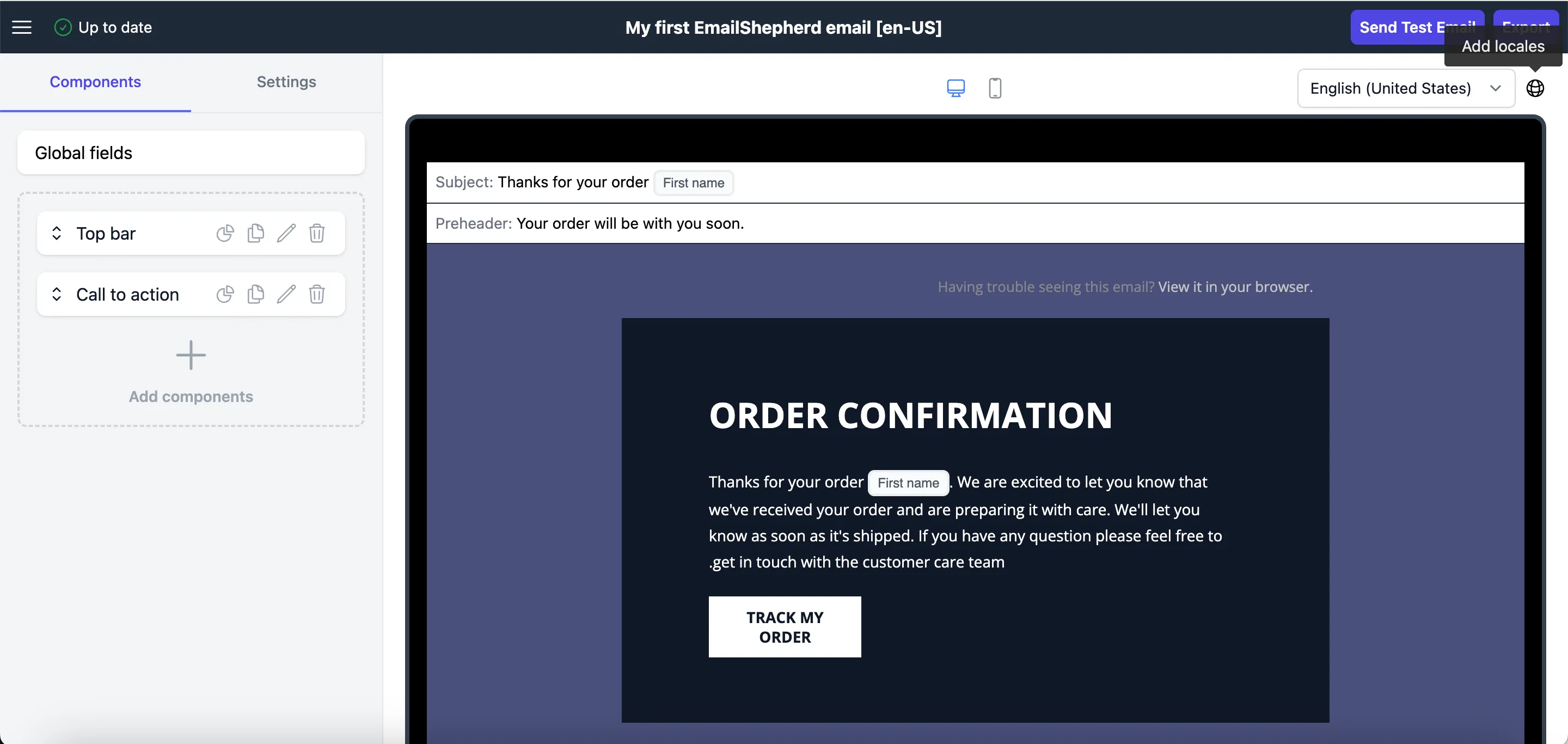 Initial Email